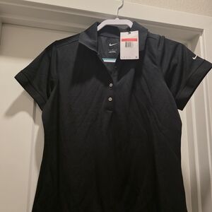 Nike Women's Black Polo Shirt